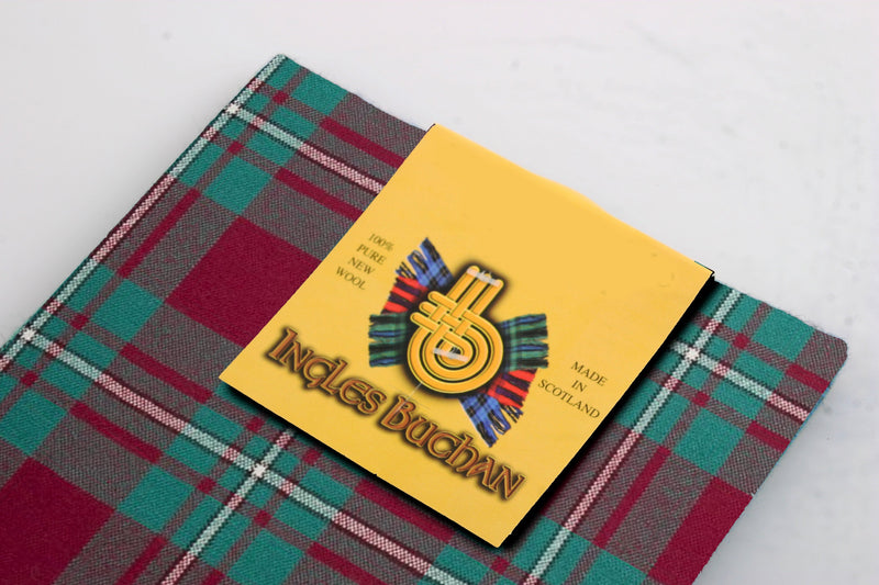 Wool Tartan Pocket Square in MacGregor Hunting Tartan