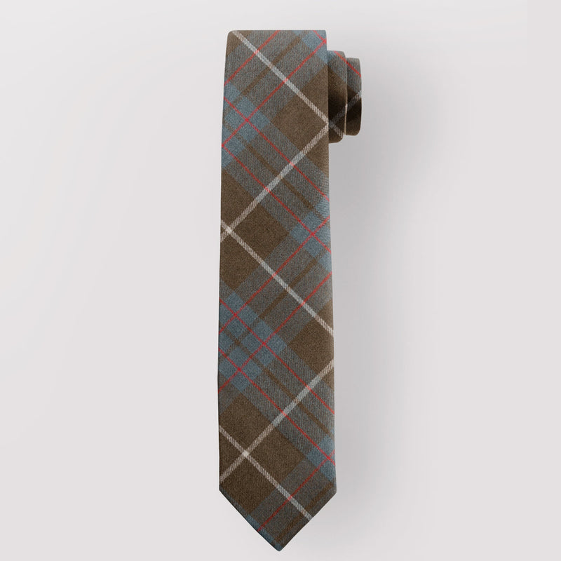 Pure Wool Tie in MacIntyre Hunting Weathered Tartan