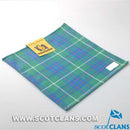 Wool Tartan Pocket Square in MacIntyre Hunting Ancient Tartan