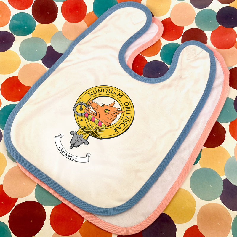 MacIver Clan Crest Baby Bib