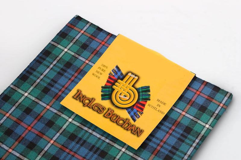 Wool Tartan Pocket Square in MacKenzie Ancient Tartan