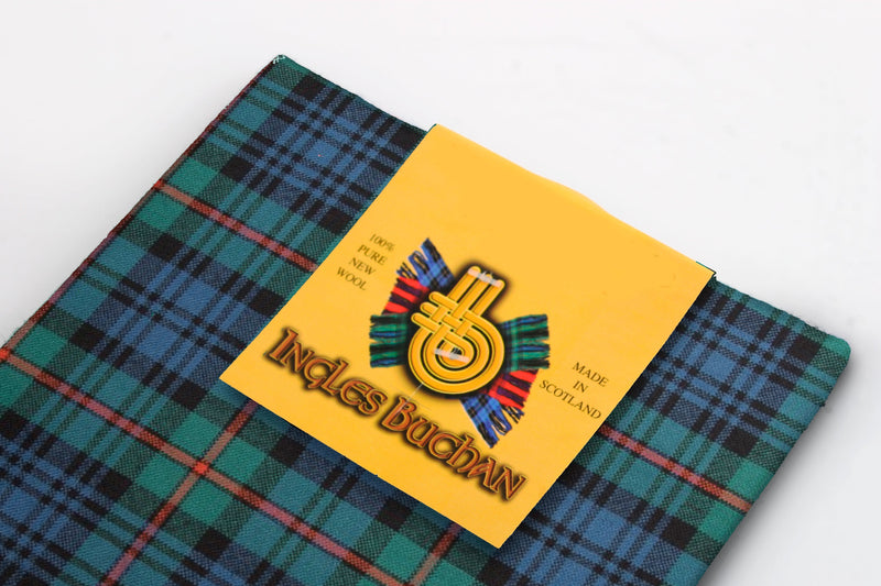 Wool Tartan Pocket Square in MacKinlay Ancient Tartan