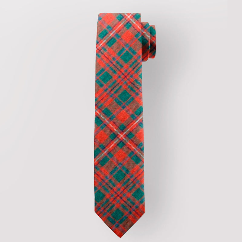 Pure Wool Tie in MacKinnon Ancient Tartan.