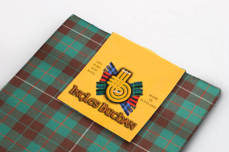 Wool Tartan Pocket Square in MacKinnon Hunting Ancient Tartan