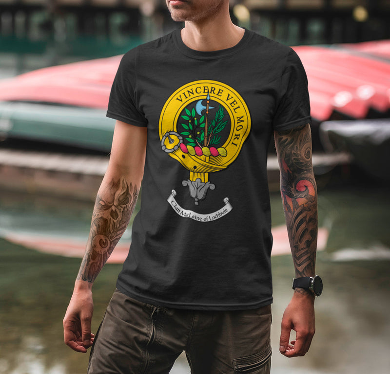 MacLaine Clan Crest Gents T Shirt