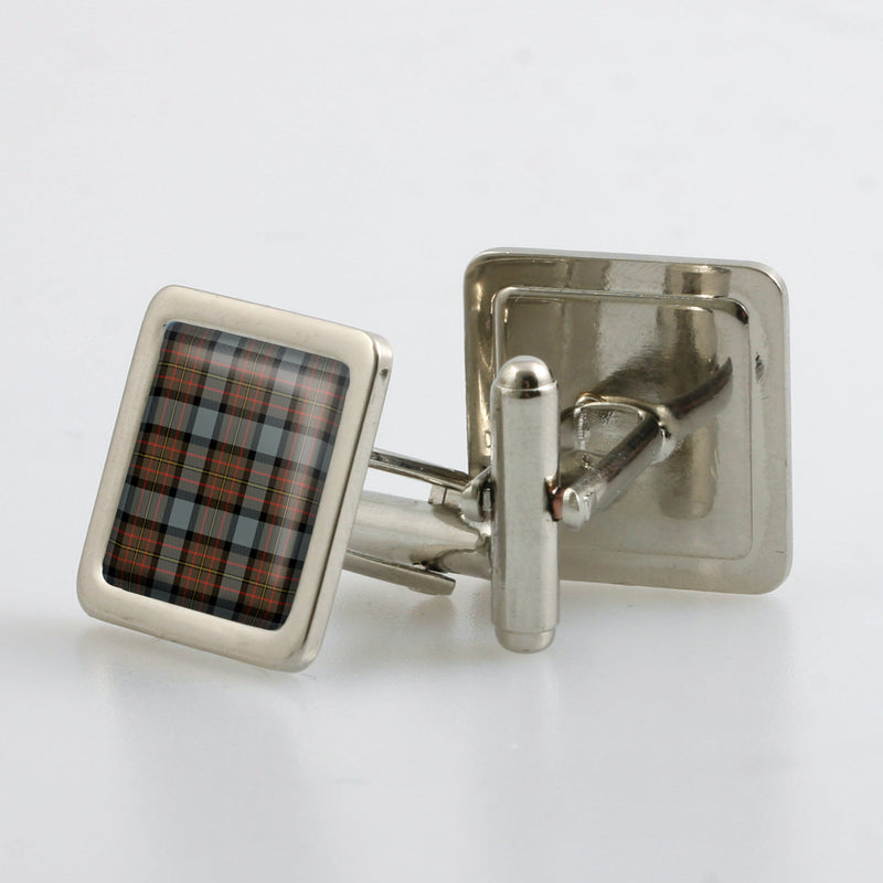 MacLaren Weathered Tartan Cufflinks - Choose Your Shape.