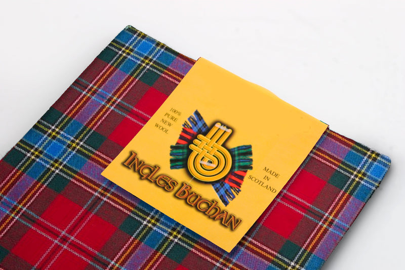 Wool Tartan Pocket Square in MacLean of Duart Modern Tartan