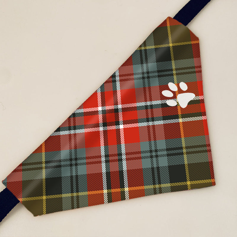 MacPherson Weathered Tartan Pet Bandana