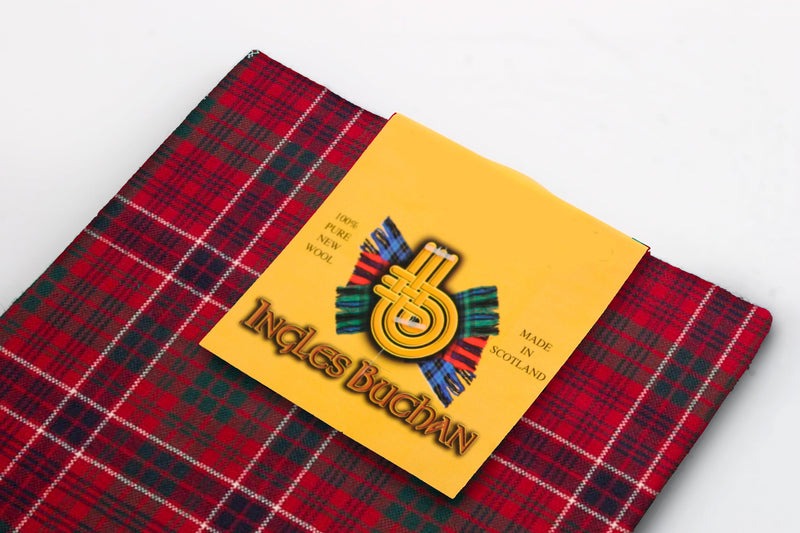 Wool Tartan Pocket Square in MacRae Modern Tartan