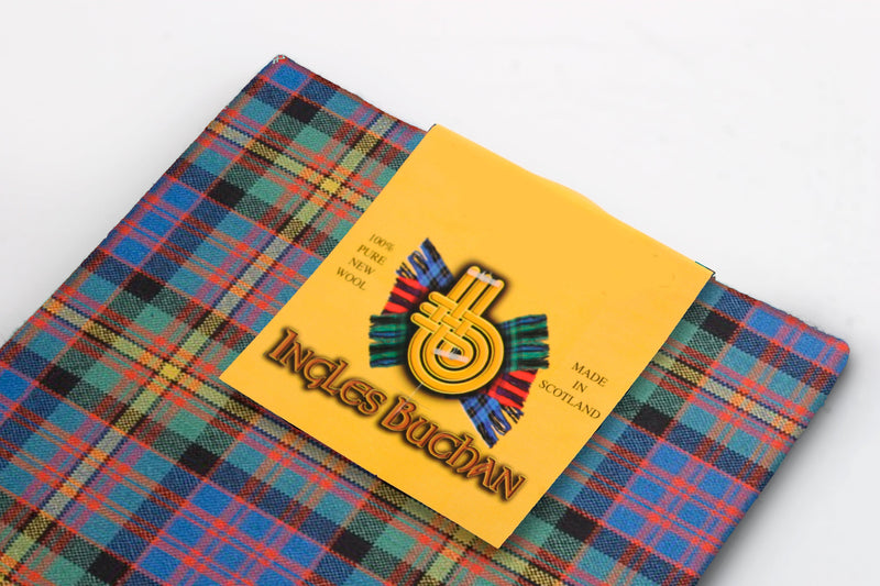 Wool Tartan Pocket Square in MacSporran Ancient Tartan