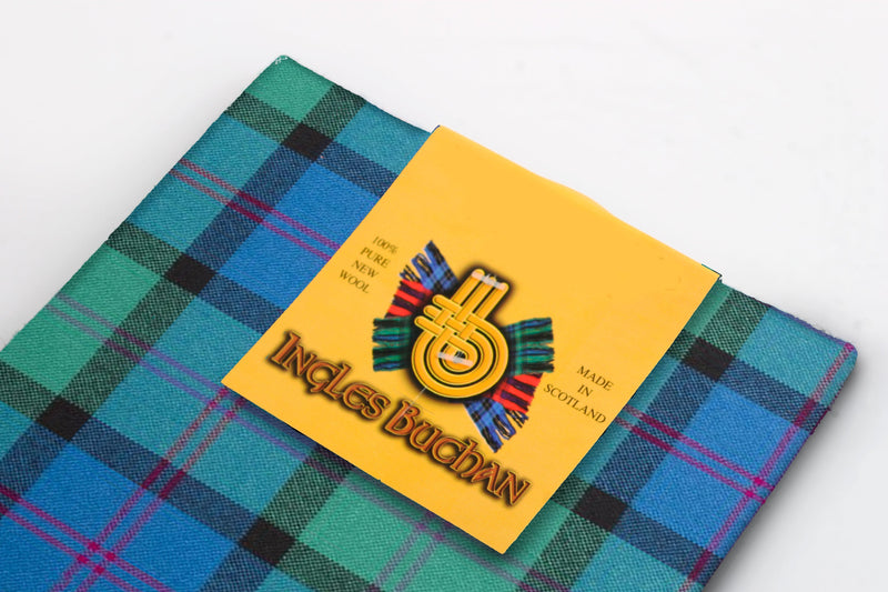 Wool Tartan Pocket Square in MacThomas Ancient Tartan