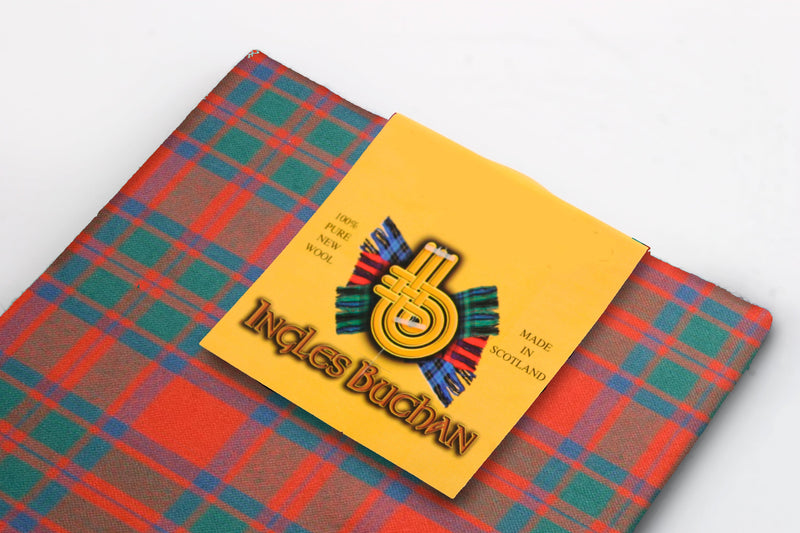 Wool Tartan Pocket Square in MacKintosh Ancient Tartan