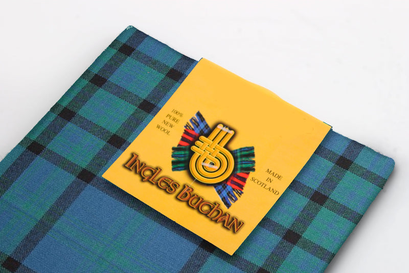 Wool Tartan Pocket Square in Matheson Hunting Ancient Tartan