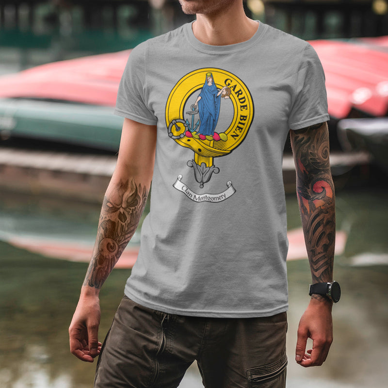 Montgomery Clan Crest Gents T Shirt