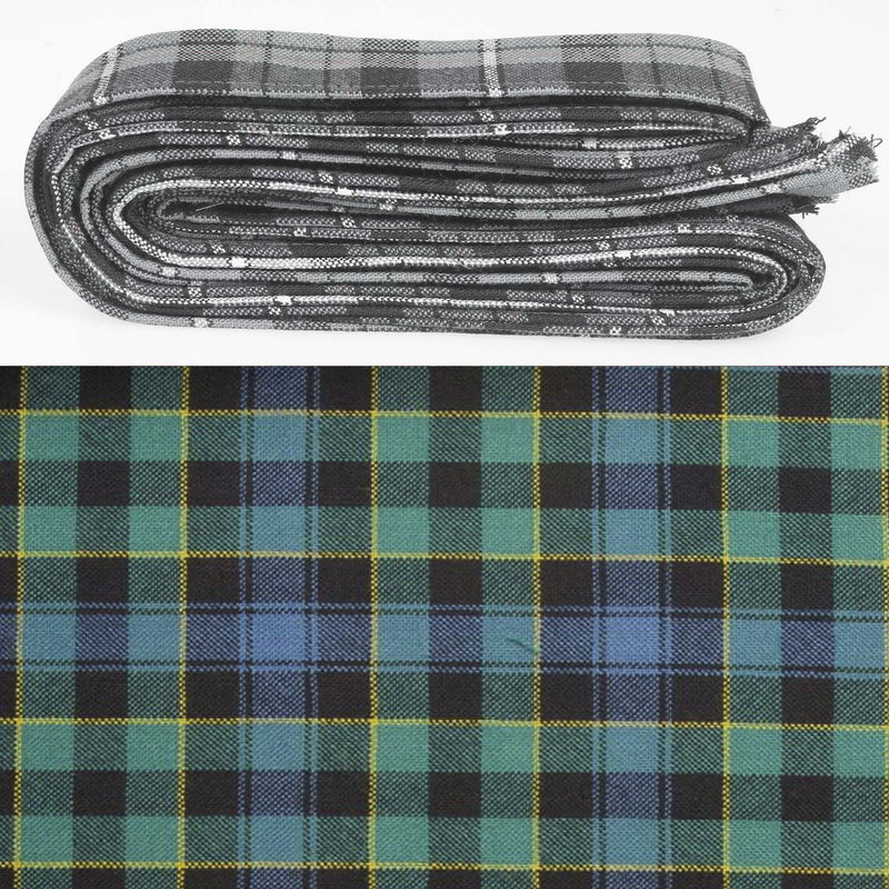 Wool Strip Ribbon in Mowat Tartan - 5 Strips, Choose Your Width