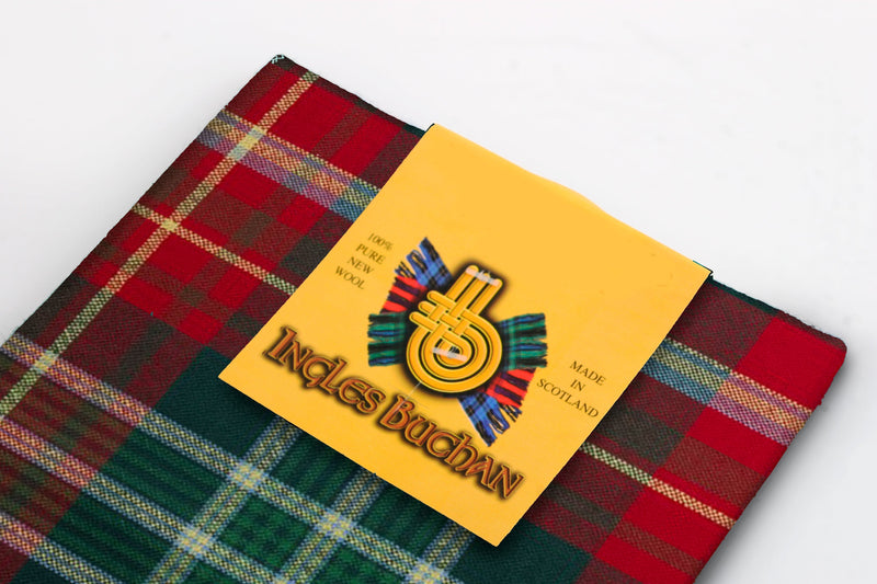 Wool Tartan Pocket Square in New Brunswick Tartan