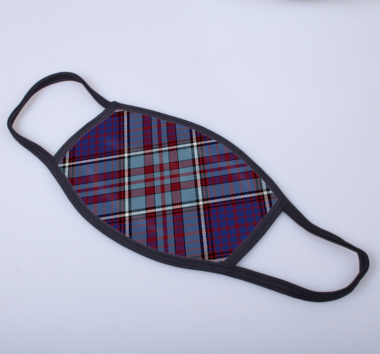 Royal Canadian Airforce Tartan Printed Face Mask.