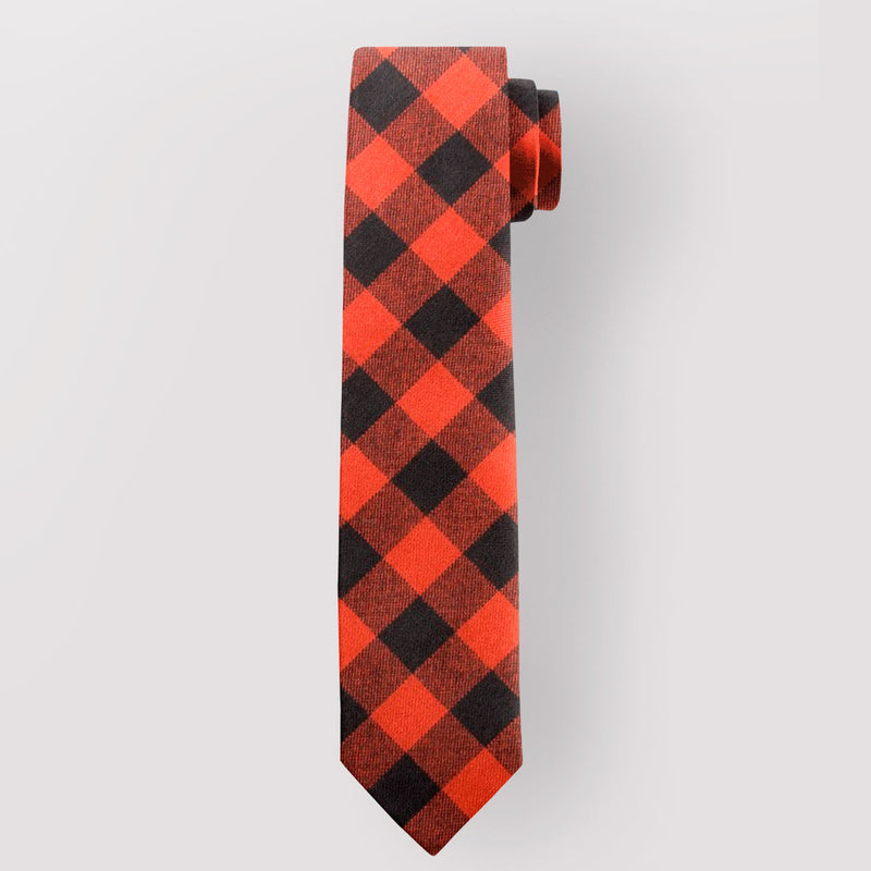 Pure Wool Tie in Rob Roy MacGregor Ancient Tartan