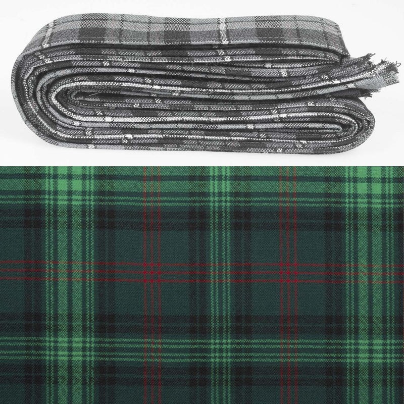 Wool Strip Ribbon in Ross Hunting Modern Tartan - 5 Strips, Choose Your Width