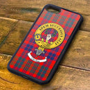 Ross Tartan and Clan Crest iPhone Rubber Case