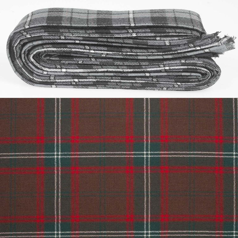 Wool Strip Ribbon in Seton Hunting Modern Tartan - 5 Strips, Choose Your Width