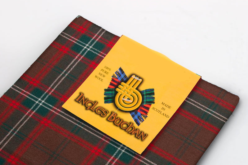 Wool Tartan Pocket Square in Seton Hunting Modern Tartan