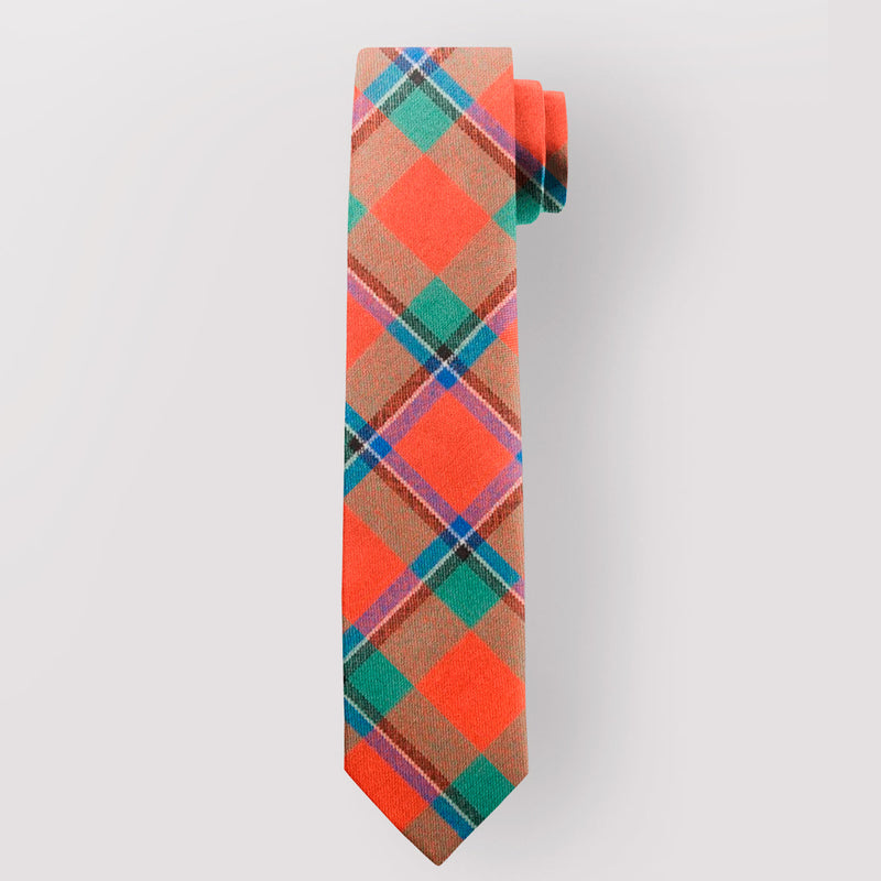 Pure Wool Tie in Sinclair Ancient Tartan