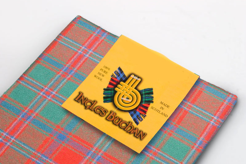 Wool Tartan Pocket Square in Stewart of Appin Ancient Tartan