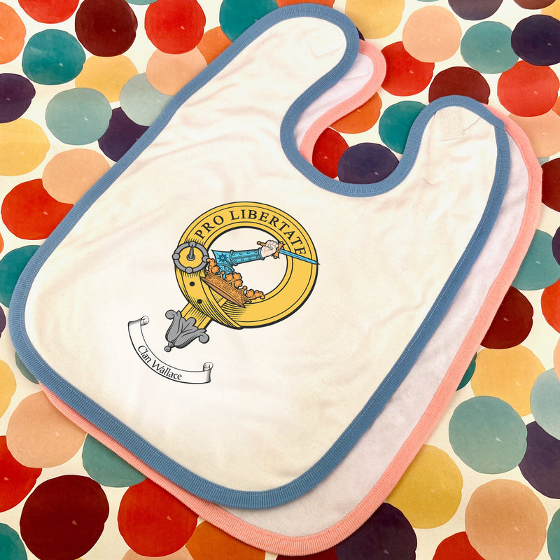 Wallace Clan Crest Baby Bib