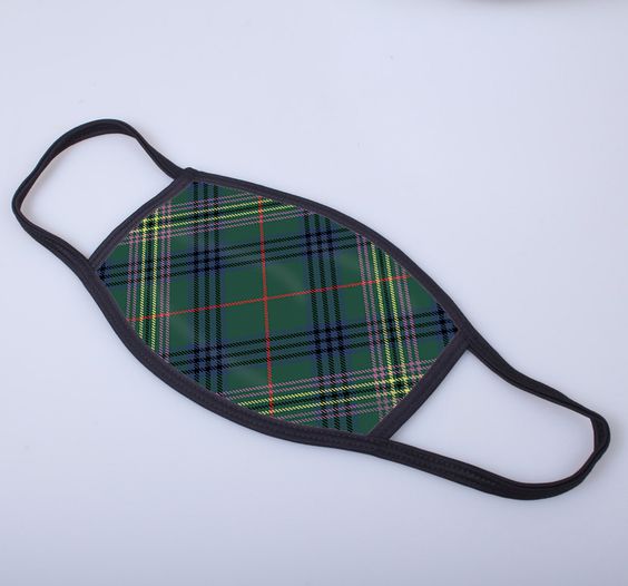 Tartan Printed Face Mask