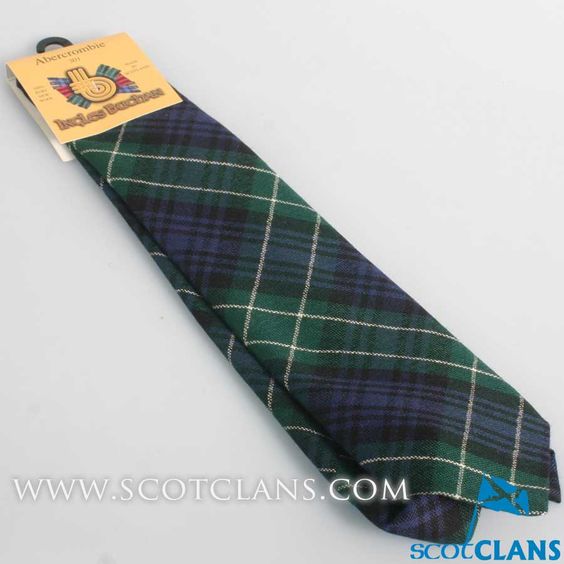 Pure Wool Tie in Abercrombie Modern Tartan