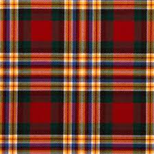 Lightweight Tartan Material 10oz Wool