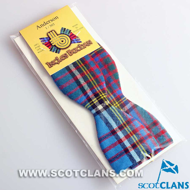 Anderson Modern Tartan Self Tie Bow Tie