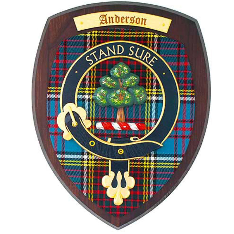 Anderson Extra Large Clan Crest Plaque