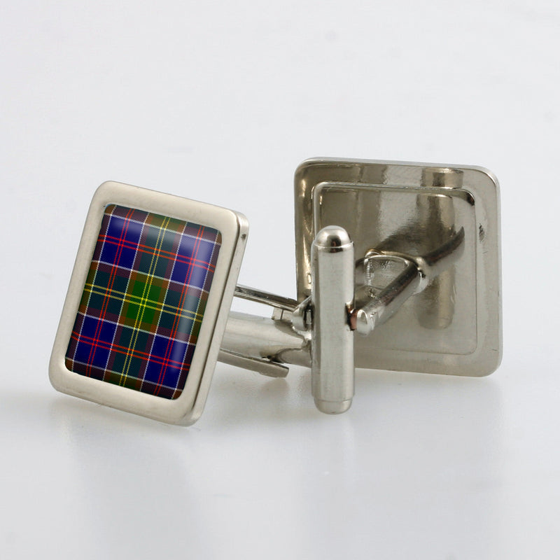 Ayrshire District Tartan Cufflinks - Choose Your Shape.