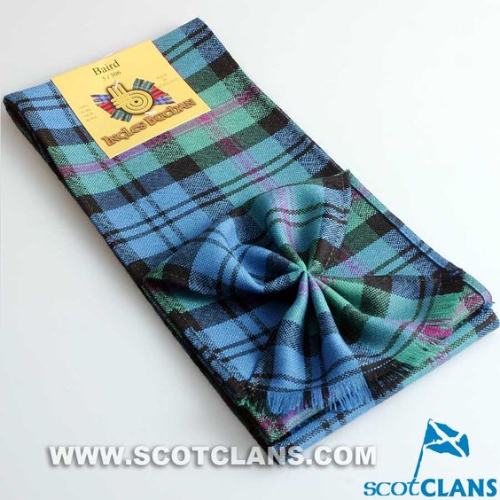 Wool Mini Sash in Baird Ancient Tartan