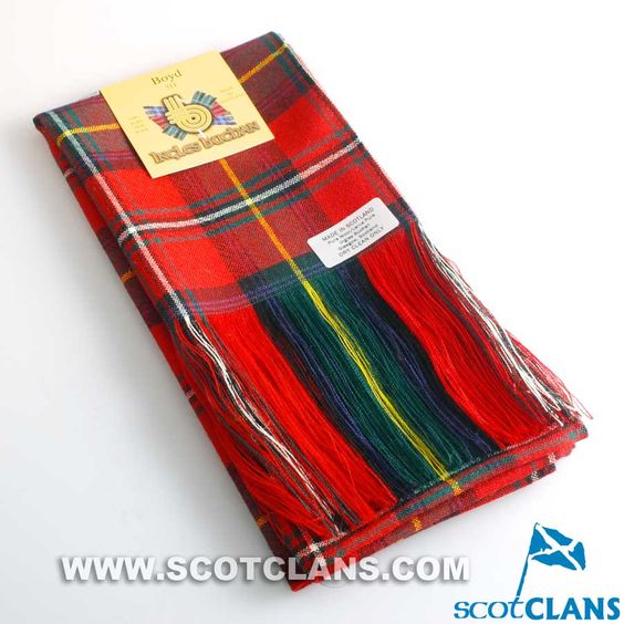 Full Length Sash in Boyd Tartan