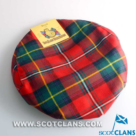 Pure Wool Golf Cap in Boyd Tartan