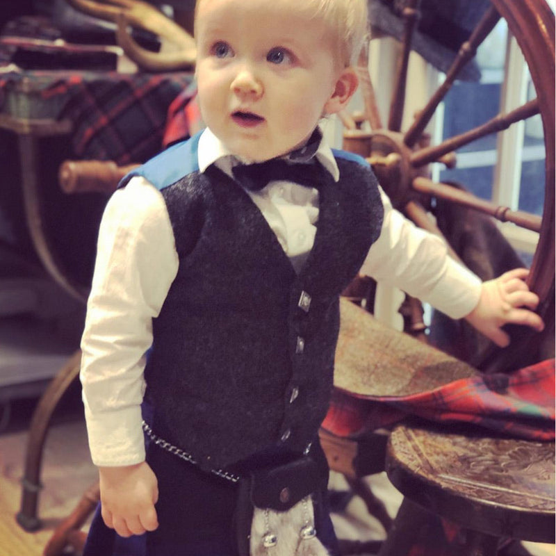 Boys Tweed Waistcoat