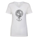Buchan Clan Crest Ladies Ouline T-Shirt