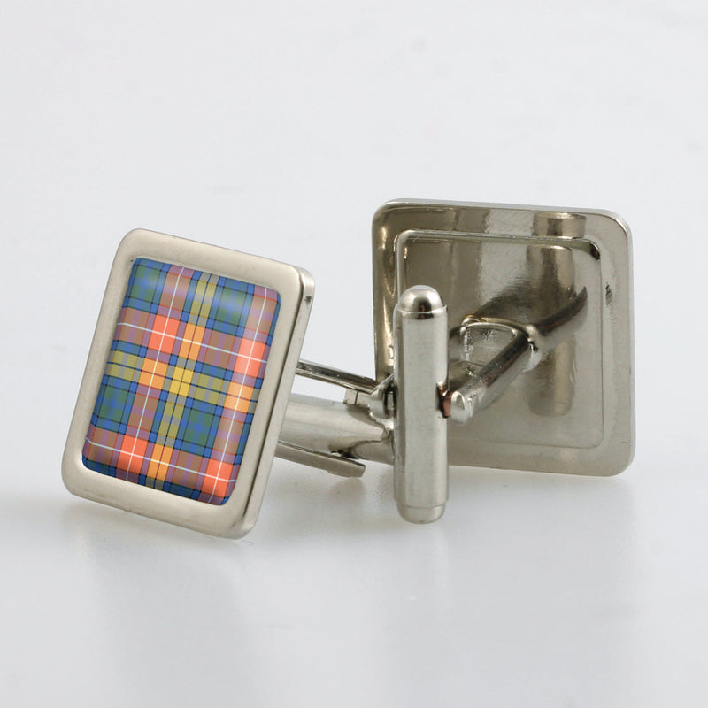 Buchanan Ancient Tartan Cufflinks - Choose Your Shape