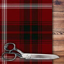 Rothesay Red Modern  Tartan by the Meter