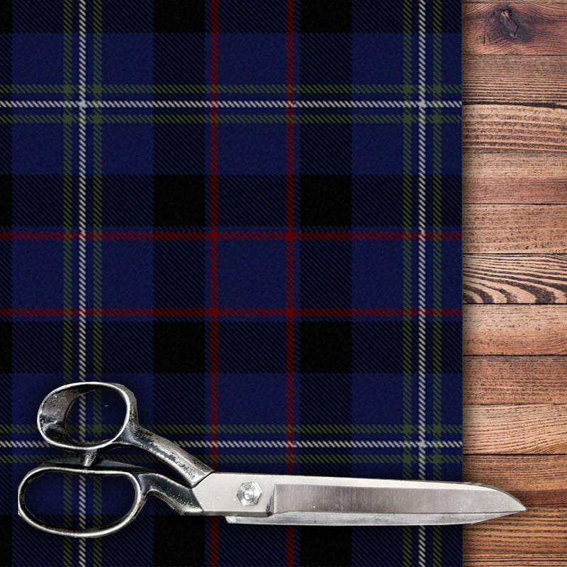 Fitzgerald Blue Tartan by the Meter