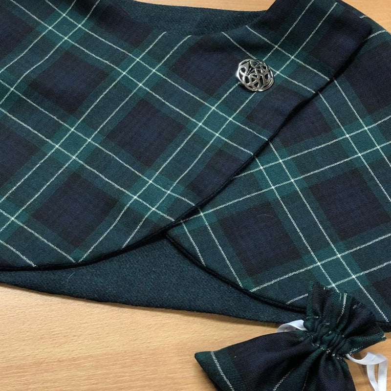 Reversible Crossover Capelet - choose your tartan and tweed