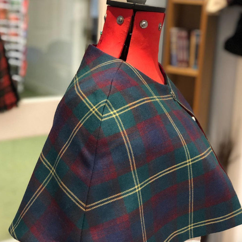 Formal Short Cape - Any Medium Weight Tartan