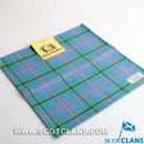 Wool Tartan Pocket Square in Carmichael Ancient Tartan