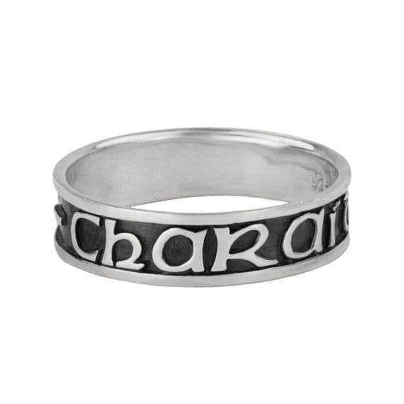 Celtic Love Silver Ring