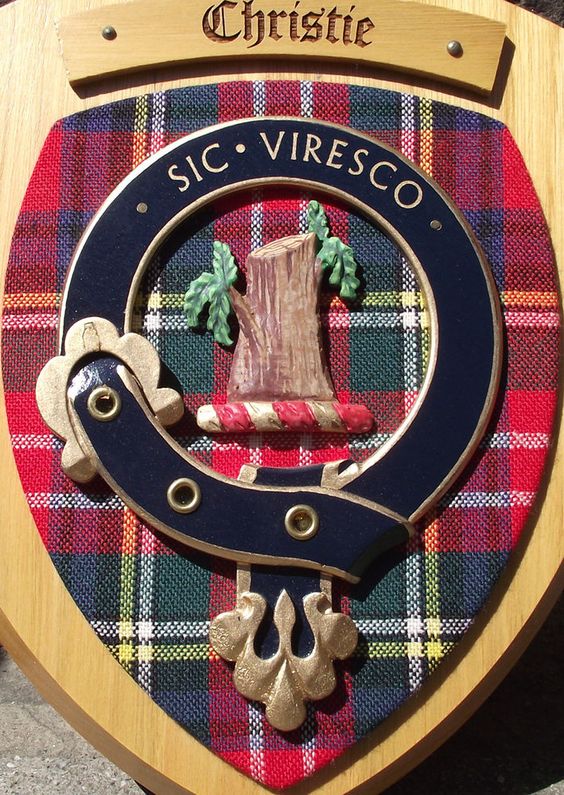 Christie Clan Crest Plaque