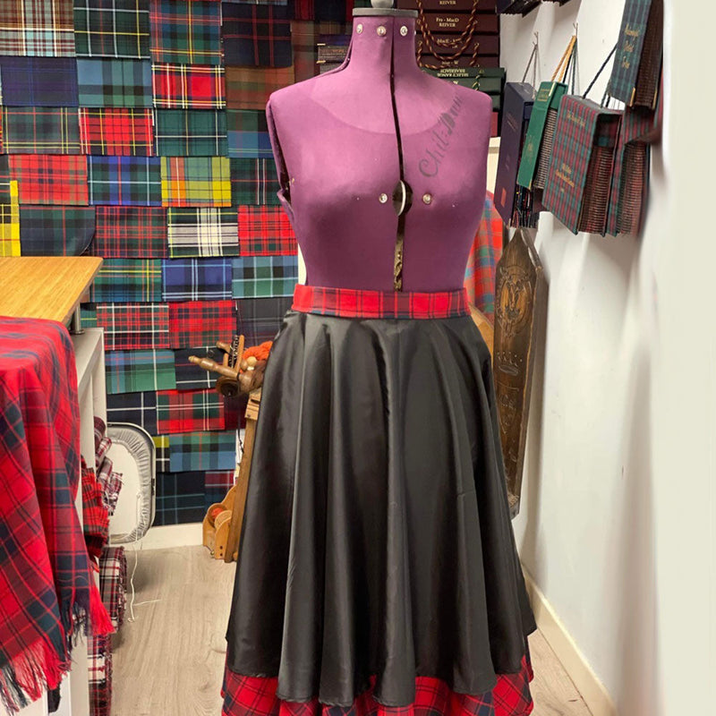 Full Lined Tartan Circle Skirt