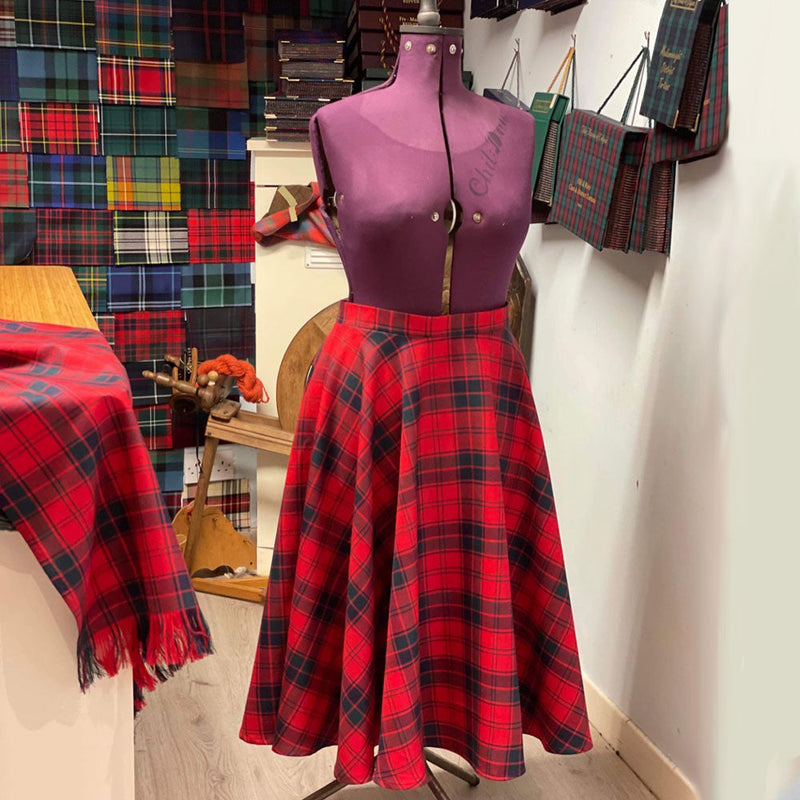 Full Lined Tartan Circle Skirt